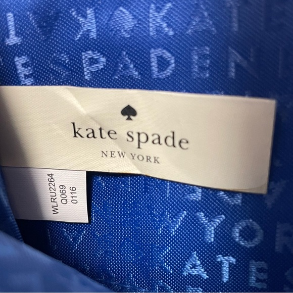 Kate Spade ♠️ New York Continental Zip-Around Royal Blue Wallet - Picture 11 of 11